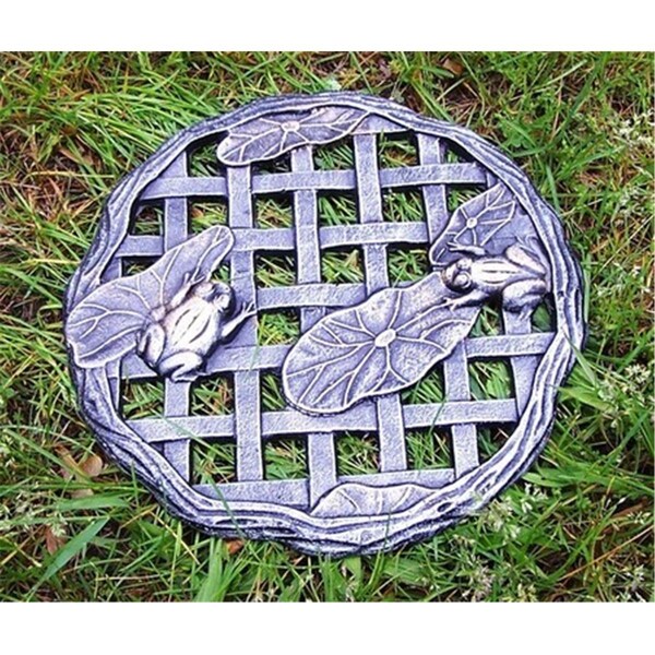 Bbq Innovations Frog Stepping Stone - Antique Pewter BB2628455 - main